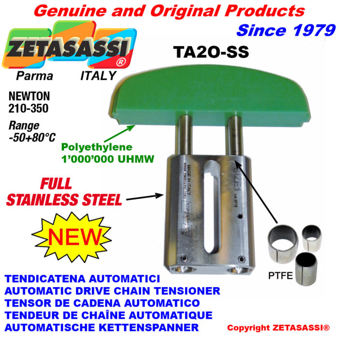 ZETASASSI TA2OASA60S-SS Automatic linear drive chain tensioner