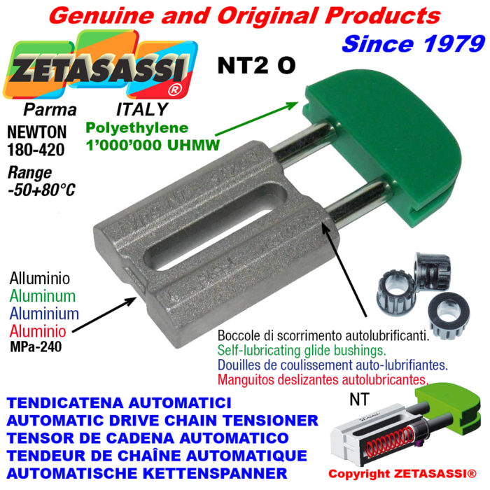 ZETASASSI NT2OASA60S Automatic linear drive chain tensioner