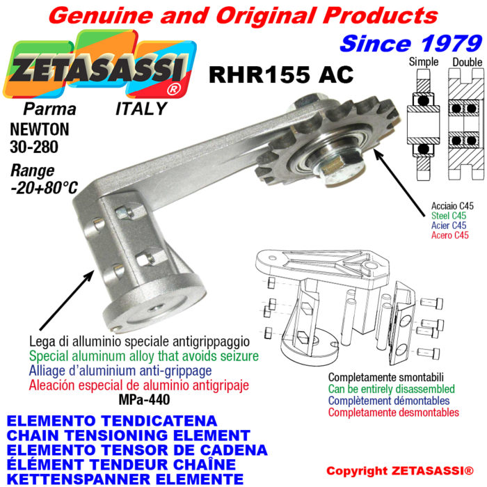 ZETASASSI RHR155AC58S Chain tensioning element