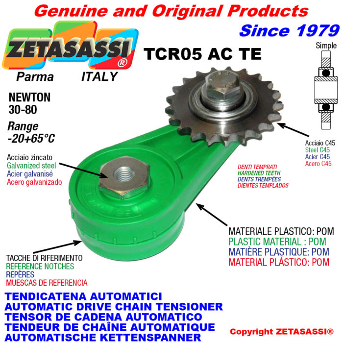 ZETASASSI TCR05AC38STE Automatic arm chain tensioner