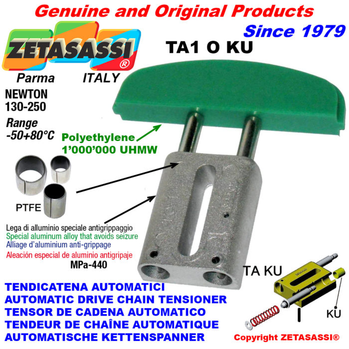 ZETASASSI TA1OASA40SKU Automatic linear drive chain tensioner