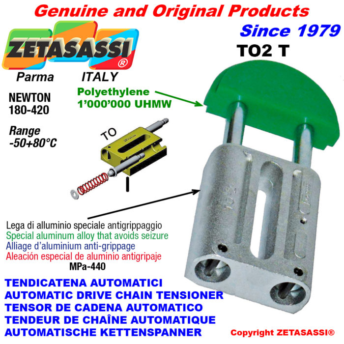 ZETASASSI TO2TASA60T Automatic linear drive chain tensioner