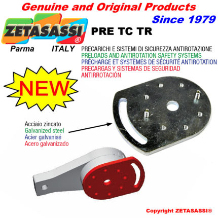 ZETASASSI PRETC2 Rotary tensioner preloading