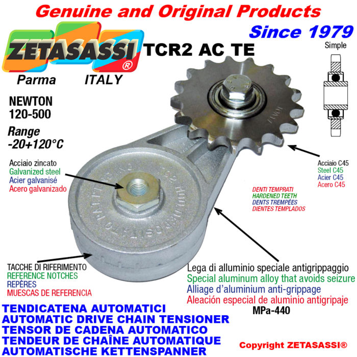 ZETASASSI TCR2AC58STE Automatic arm chain tensioner