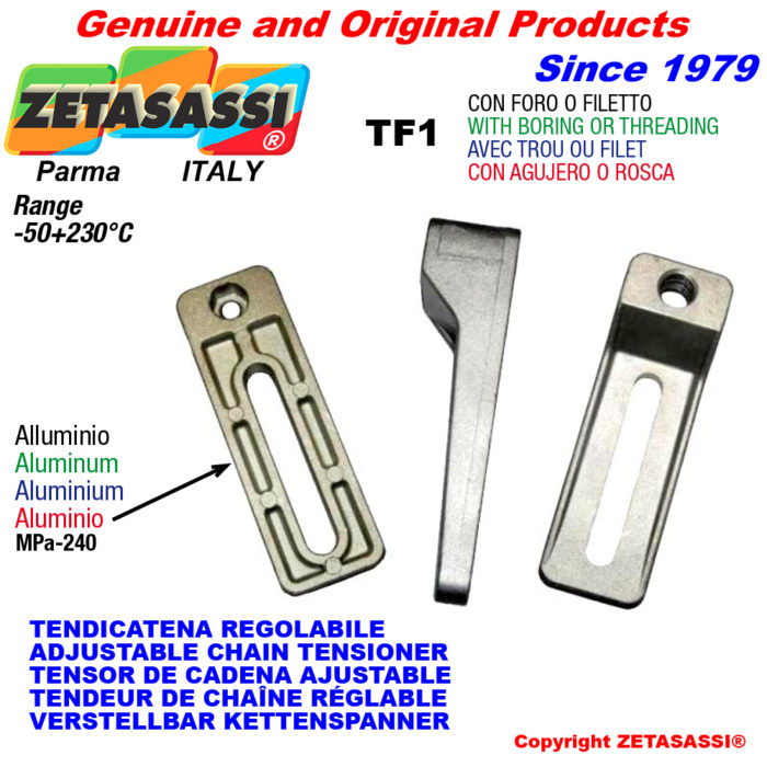 ZETASASSI TF1M16 Adjustable chain tensioner