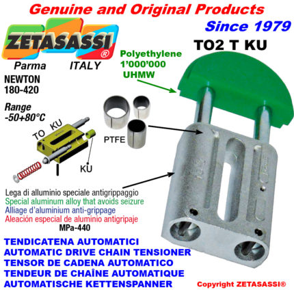 ZETASASSI TO2TASA60TKU Automatic linear drive chain tensioner