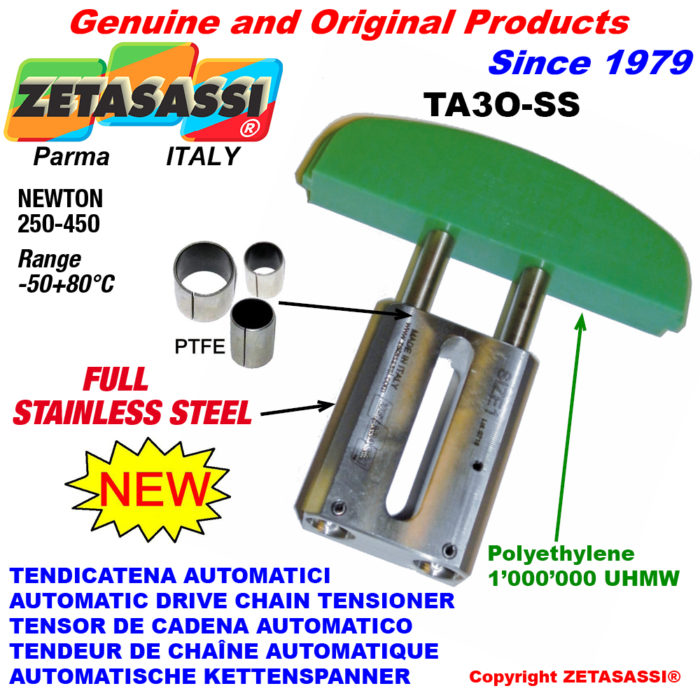 ZETASASSI TA3OASA80S-SS Automatic linear drive chain tensioner