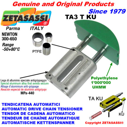 ZETASASSI TA3TASA80TKU Automatic linear drive chain tensioner