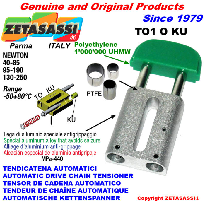 ZETASASSI TO1OUKU Automatic linear drive chain tensioner