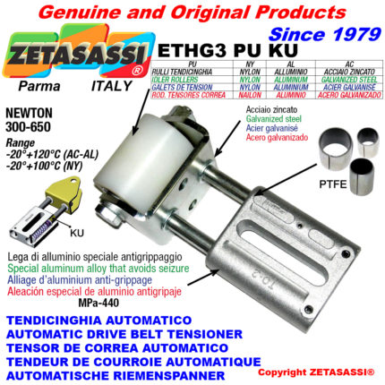 ZETASASSI ETHG3PU6090NYKU Automatic linear belt tensioner