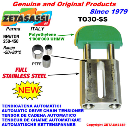 ZETASASSI TO3OASA80S-SS Automatic linear drive chain tensioner