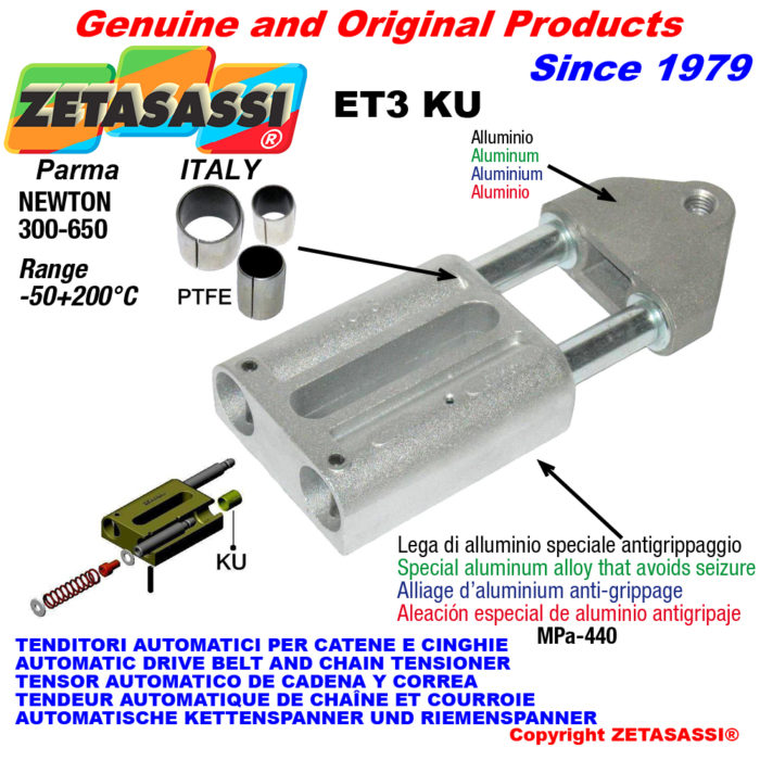 ZETASASSI ET3M16KU Automatic linear spring tensioner