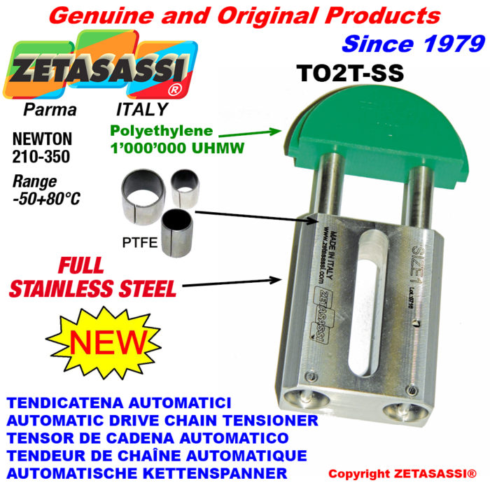 ZETASASSI TO2TASA60T-SS Automatic linear drive chain tensioner