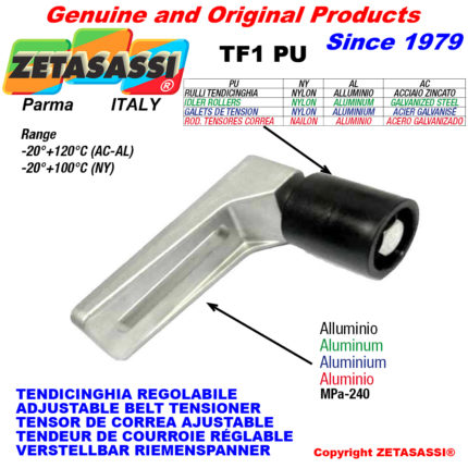 ZETASASSI TF1PU8080NY Adjustable belt tensioner