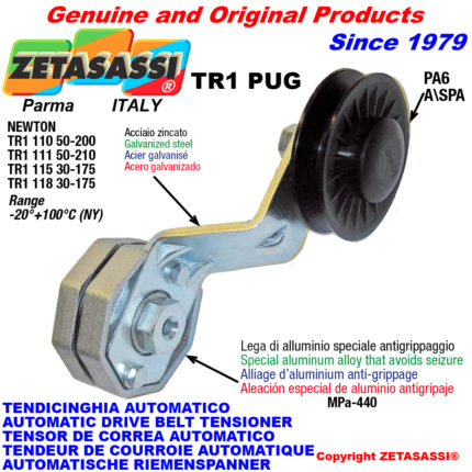 ZETASASSI TR1118PUG4 Automatic arm belt tensioner