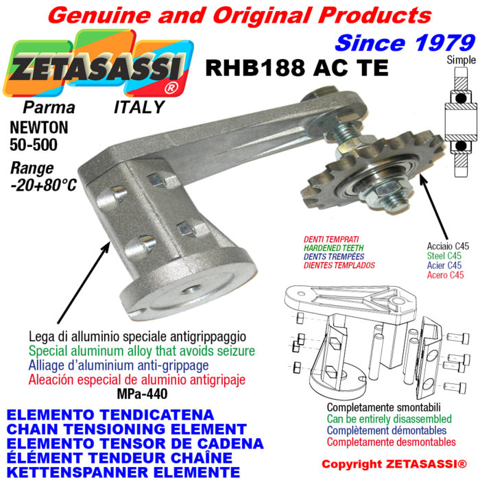 ZETASASSI RHB188AC58STE Chain tensioning element