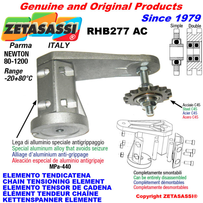 ZETASASSI RHB277AC58S Chain tensioning element