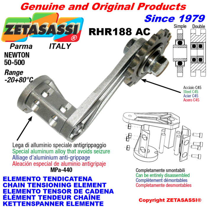 ZETASASSI RHR188AC58S Chain tensioning element