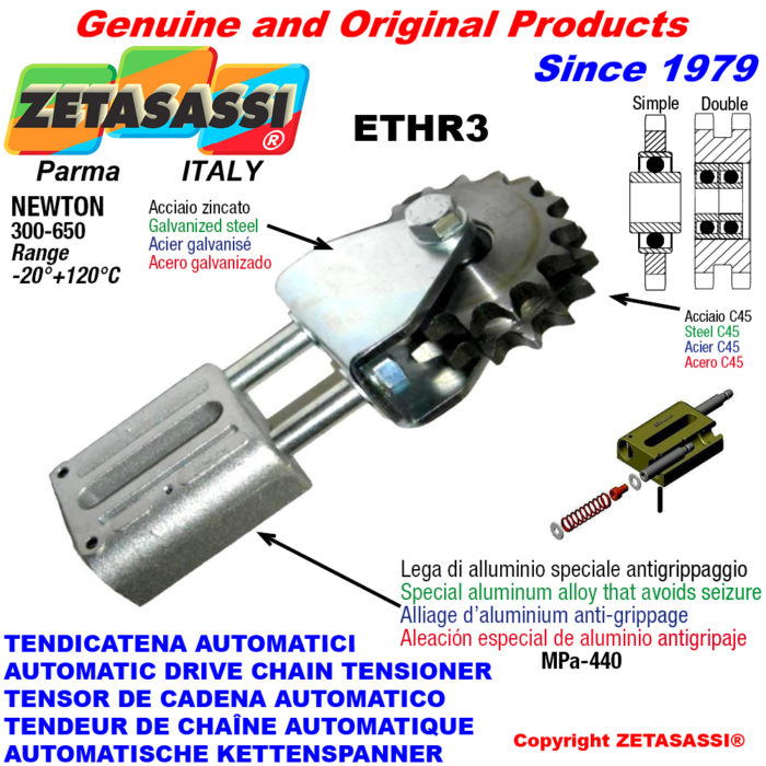 ZETASASSI ETHR31S Automatic linear chain tensioner