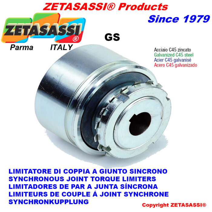 ZETASASSI GS95 Synchronous joint torque limiter