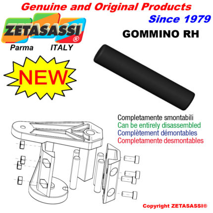 ZETASASSI GOMMINO277 Rubber for tensioner