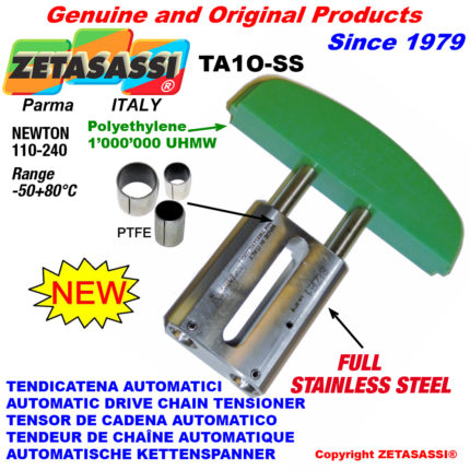 ZETASASSI TA1OASA40S-SS Automatic linear drive chain tensioner