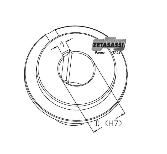 ZETASASSI FORLF90F35CH10 Boring of hub