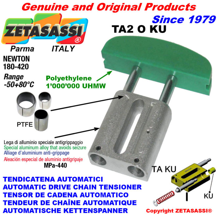 ZETASASSI TA2OASA60SKU Automatic linear drive chain tensioner