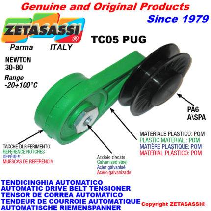 ZETASASSI TC05PUG4 Automatic arm belt tensioner