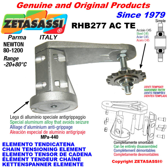 ZETASASSI RHB277AC58STE Chain tensioning element