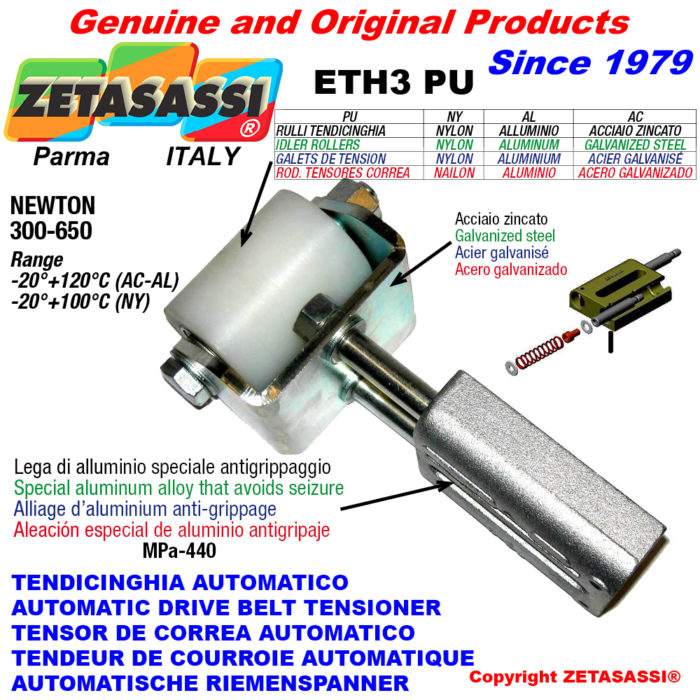 ZETASASSI ETH3PU6090NY Automacit linear belt tensioner