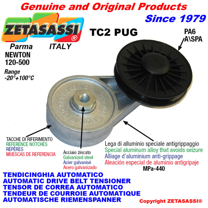 ZETASASSI TC2PUG4 Automatic arm belt tensioner