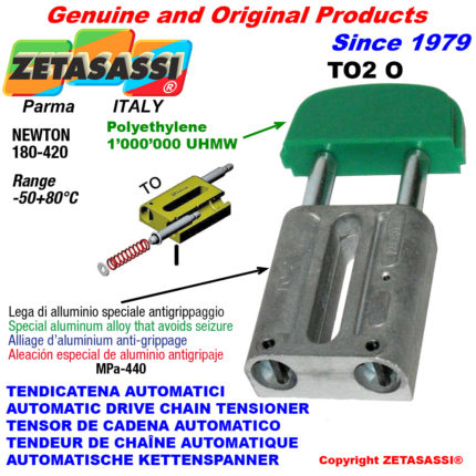 ZETASASSI TO2OASA60S Automatic linear drive chain tensioner