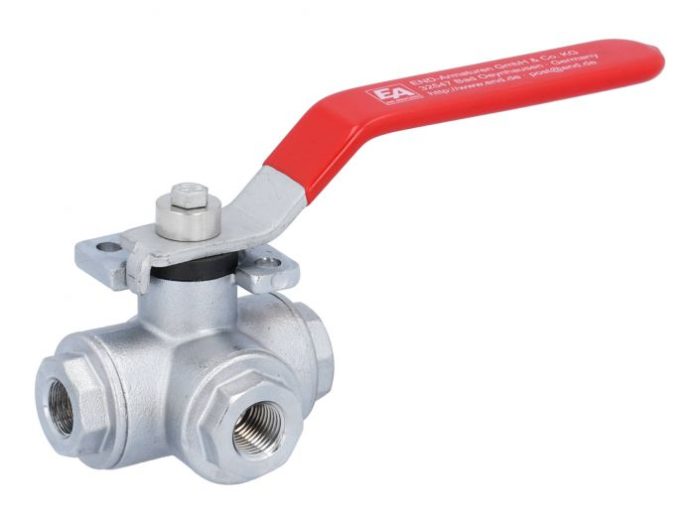 END-Armaturen TN111421 3-way ball valve 1/4"