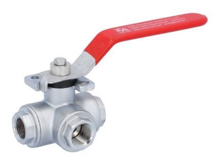 END-Armaturen TN111422 3-way ball valve 3/8"