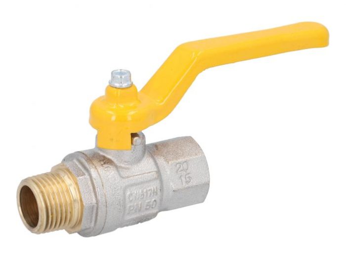 END-Armaturen IK111923 Ball valve DIN-DVGW 1/2"-Innen / outer brass / PT