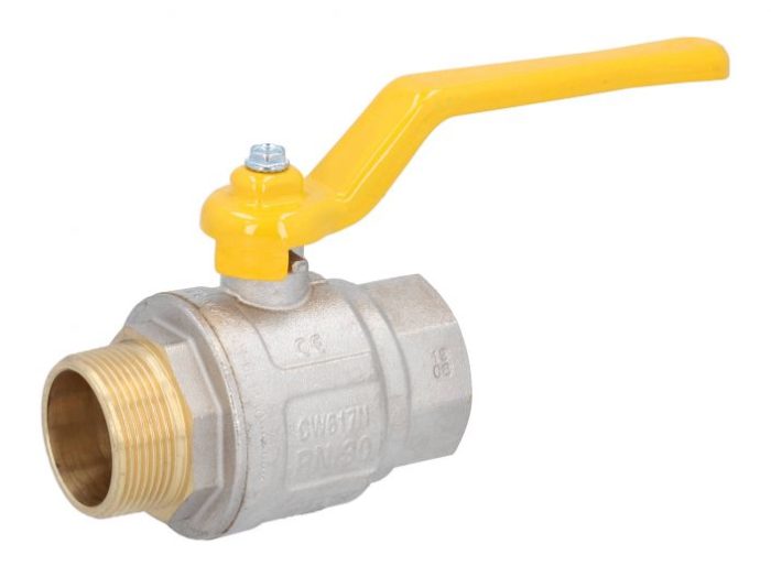 END-Armaturen IK111927 Ball valve DIN-DVGW 11/2"-Innen / outer brass / P