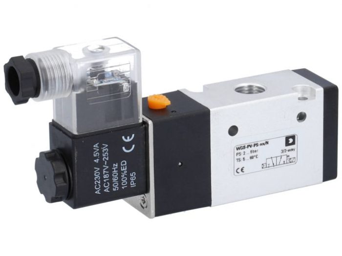 END-Armaturen WGS-PV-PS-230AC/N 3/2-Way Solenoid-Valve 1/4"