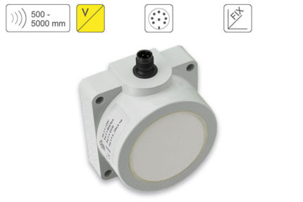 PIL Sensoren P47-500-Q50-U-CM12 Ultrasonic Distance Sensor