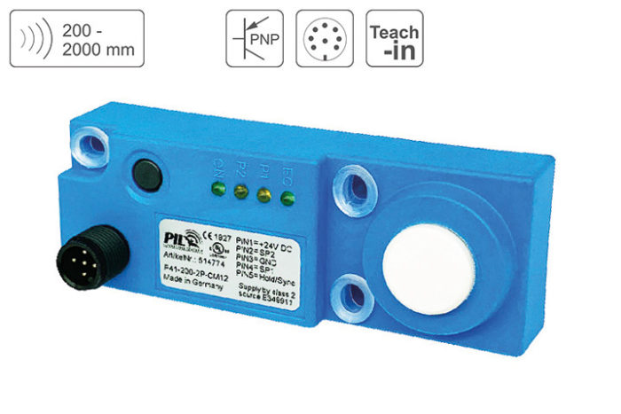 PIL Sensoren P41-200-2P-CM12 Ultrasonic Distance Sensor