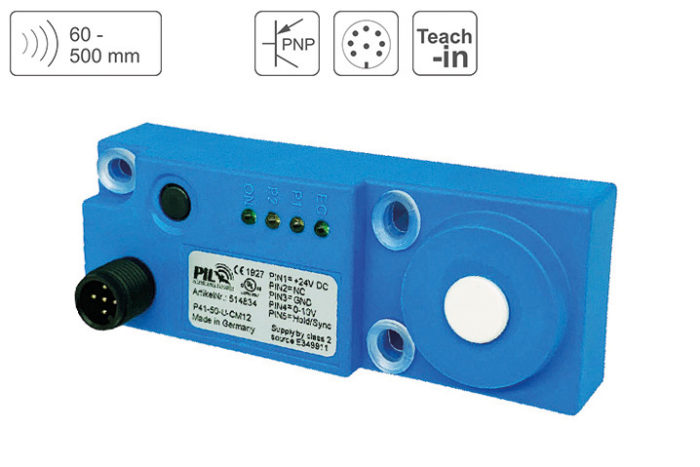 PIL Sensoren P41-50-2P-CM12 Ultrasonic Distance Sensor