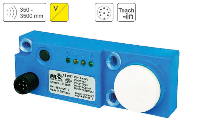 PIL Sensoren P41-350-U-CM12 Ultrasonic Distance Sensor