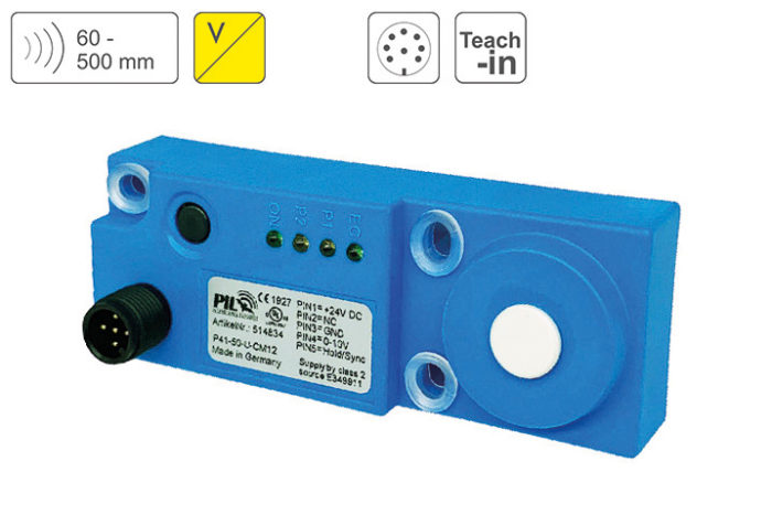 PIL Sensoren P41-50-U-CM12 Ultrasonic Distance Sensor