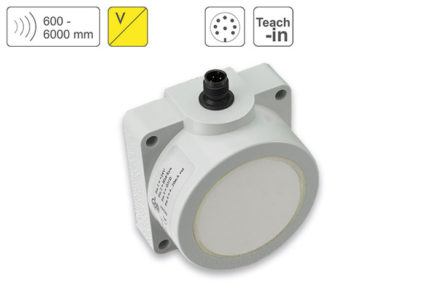 PIL Sensoren P43-600-Q50-PBT-U-CM12 Ultrasonic Distance Sensor