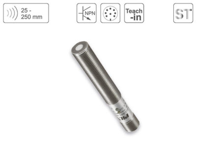 PIL Sensoren P43-25-M12-ST-N-CM12 Ultrasonic Distance Sensor