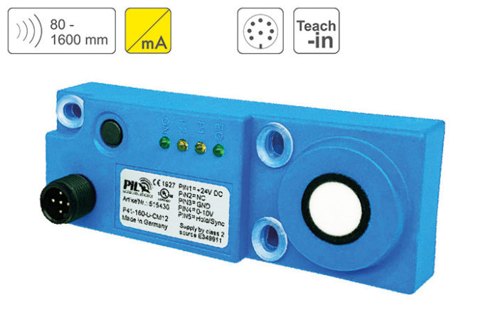 PIL Sensoren P41-160-I-CM12 Ultrasonic Distance Sensor