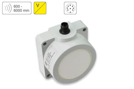 PIL Sensoren P49-600-Q50-U-CM12 Ultrasonic Distance Sensor