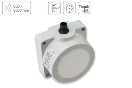 PIL Sensoren P49-600-Q50-PNO-CM12 Ultrasonic Distance Sensor