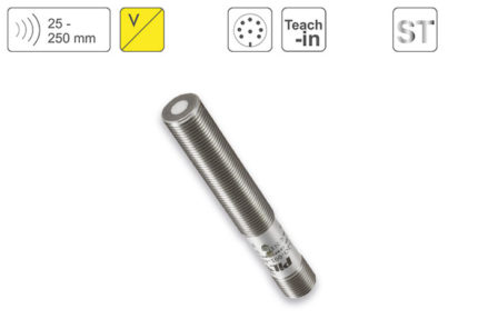 PIL Sensoren P43-25-M12-ST-U-CM12 Ultrasonic Distance Sensor