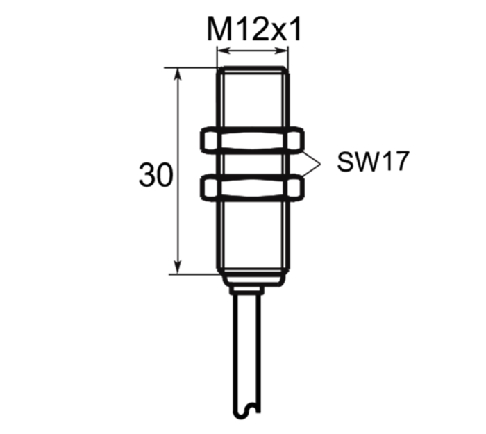 SELET A01G122 CILINDRICAL TYPE 12 mm DIAMETER